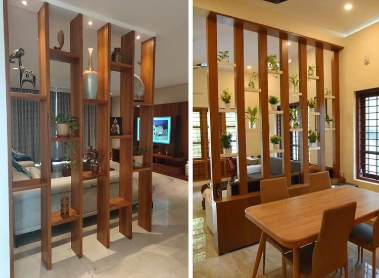 3. Wooden partition