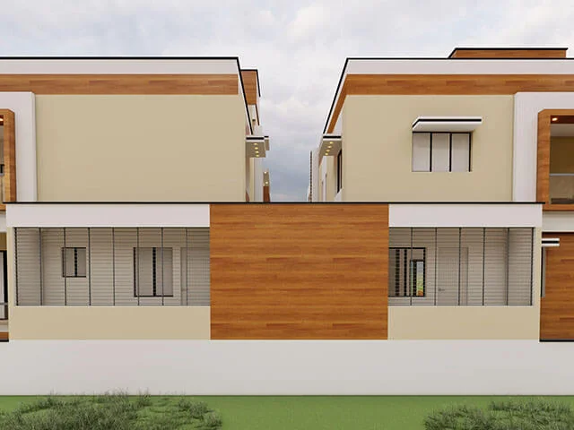 Bungalow Back Side View
