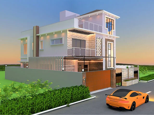 Bungalow Side View