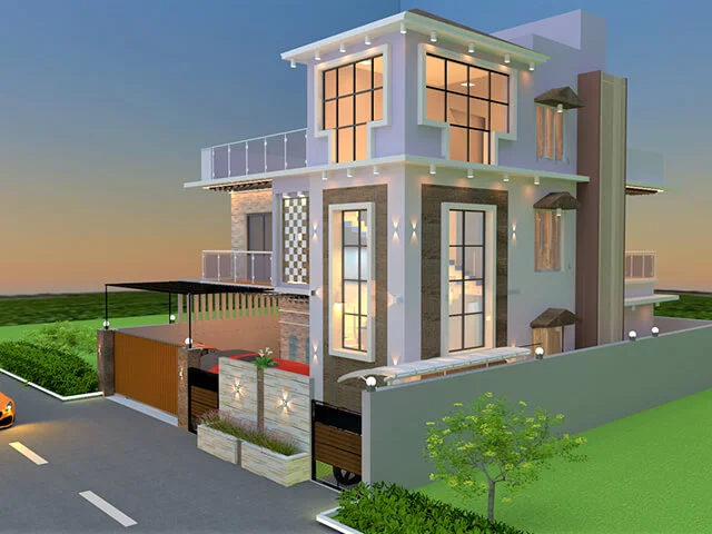 Bungalow Side view