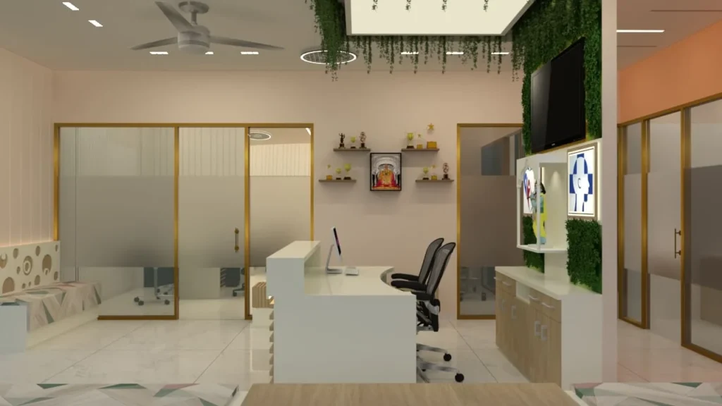 Clinic Reception Interior Design