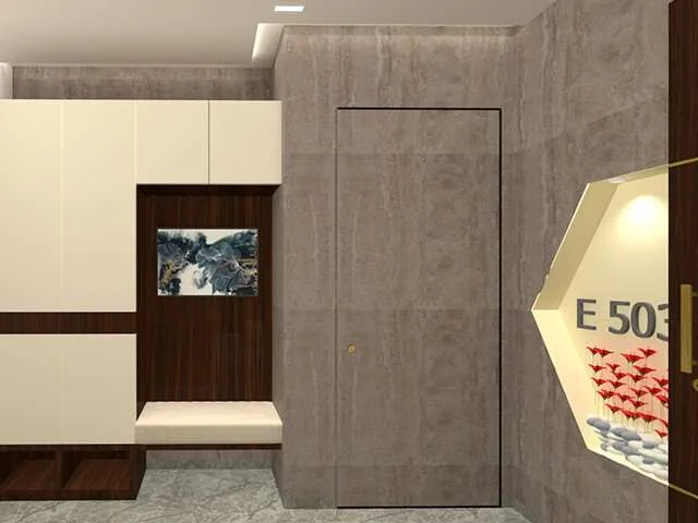 Entrance Shoe cupboard Interior Design