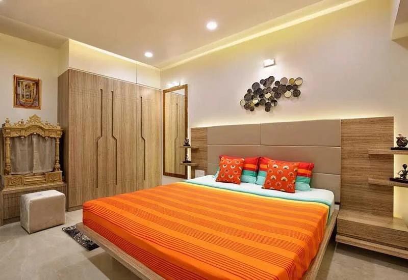 High end apartment master room design