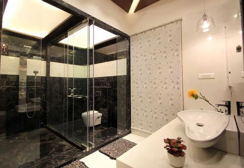 High end bathroom of guest room
