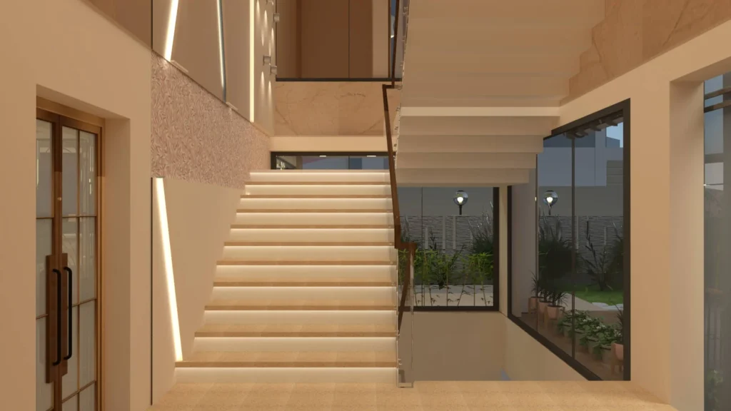 Hotel Staircase Interior Design