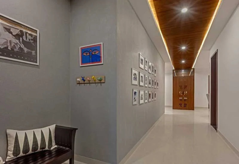 Luxury residence lobby to living design