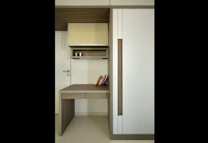 Premium flat children cum parents room wardrobe design