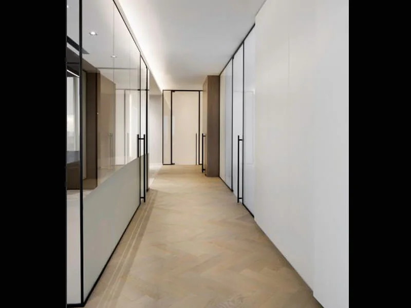 Private commercial office lobby area