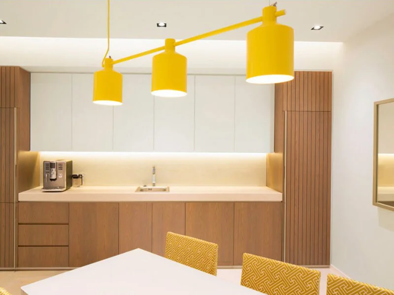 Private commercial office pantry area
