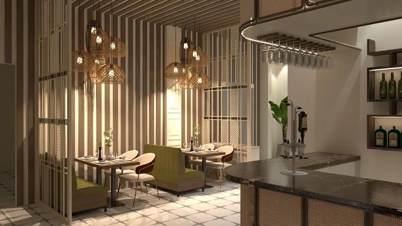Restaurant Interior Design 1st floor