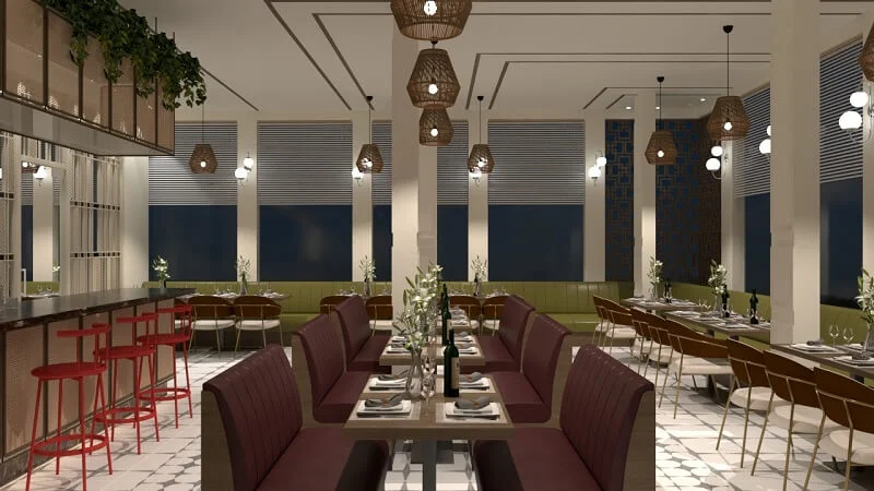 Restaurant Interior Design 1st floor