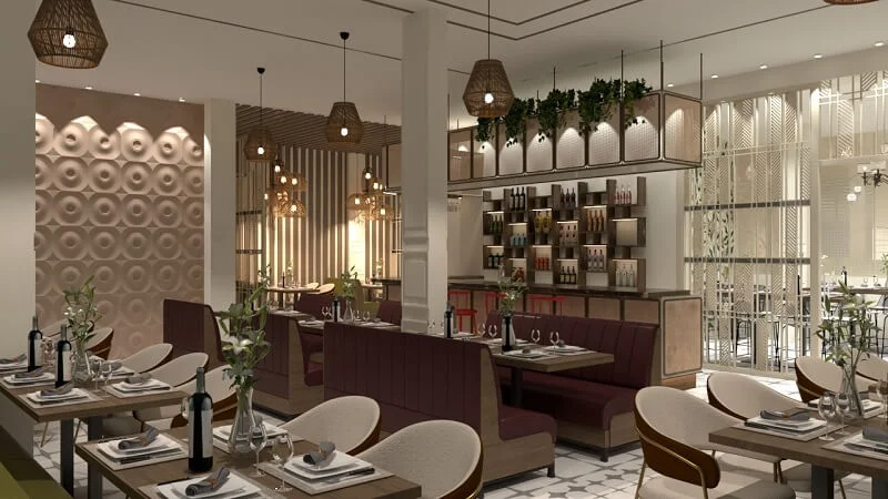 Restaurant Interior Design 1st floor