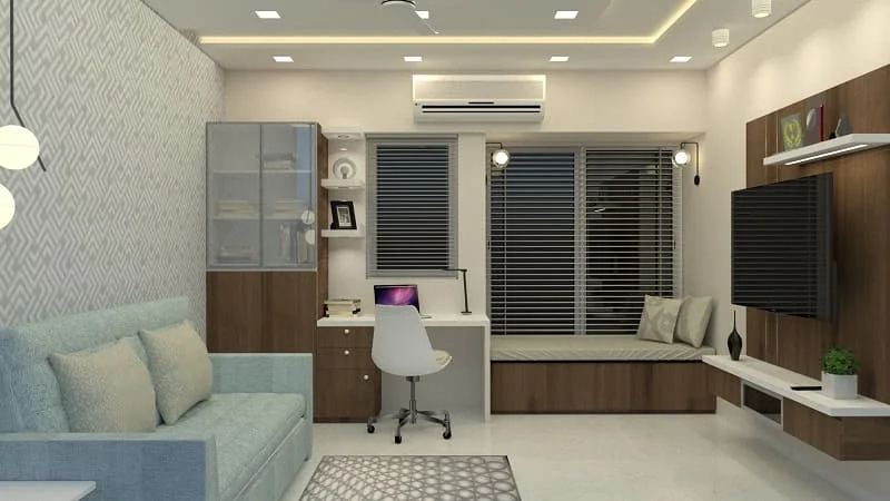 3BHK Interior Design of Flat in Kharadi, Pune – “Agile Home”