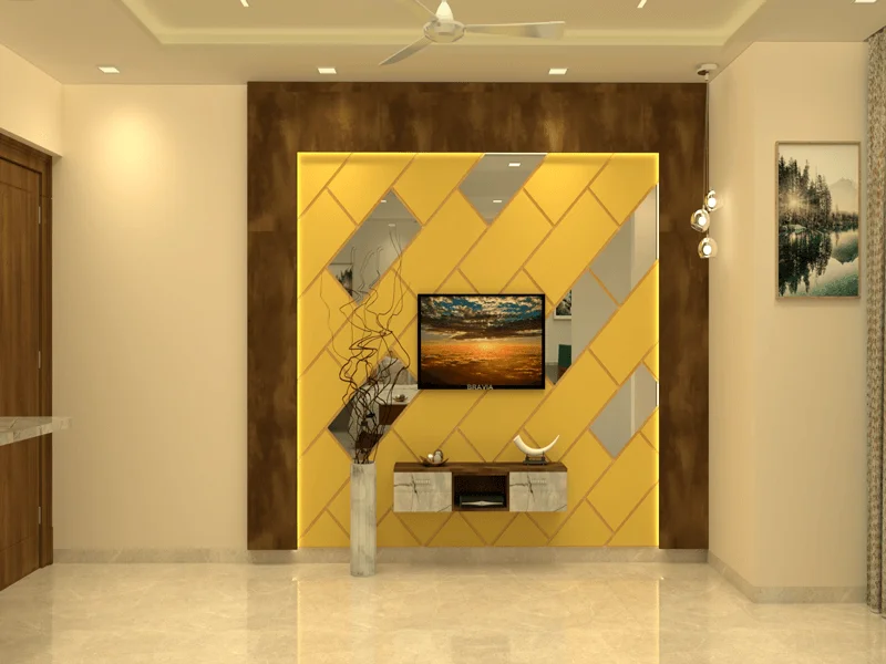 TV unit Wall Design in Hotel
