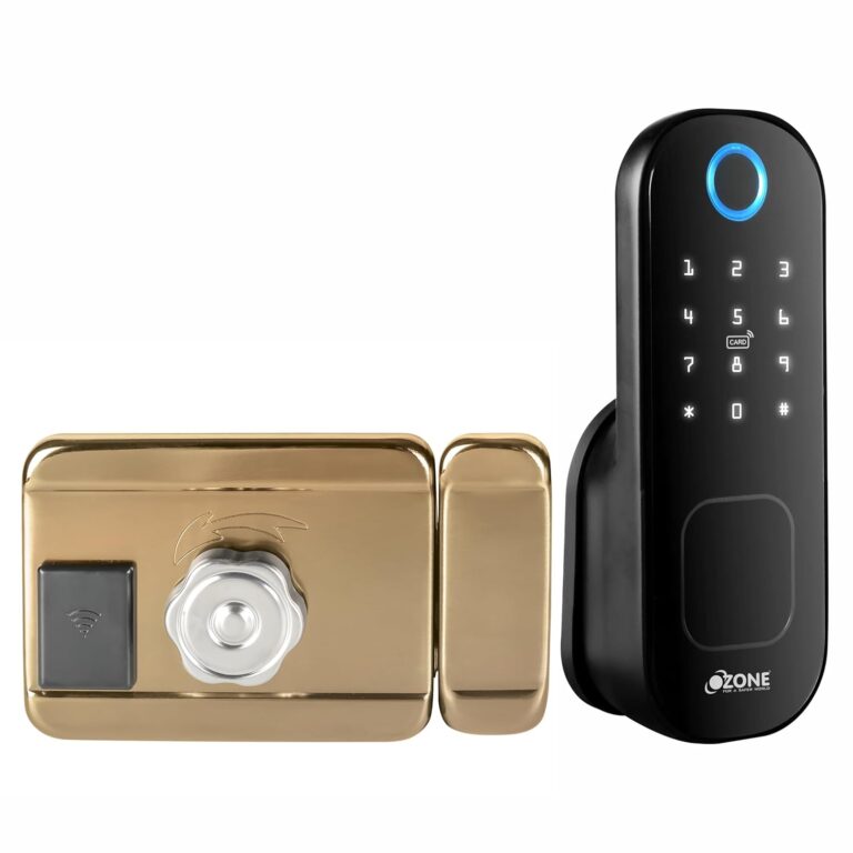 Ozone Smart Wi-Fi Rim Lock for Wooden & Metal Doors, 5-Way Access