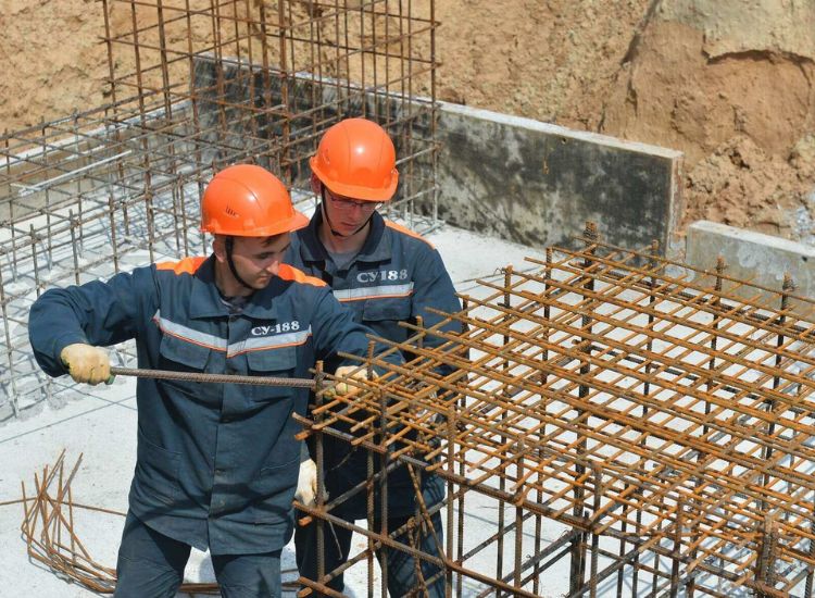 Construction of Columns Step by step House construction in India Alacritys