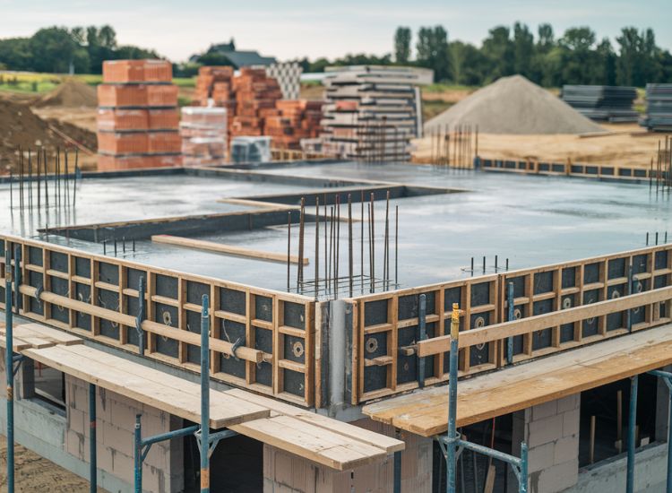 House Construction First Floor Slab Step by step House construction in India Alacritys