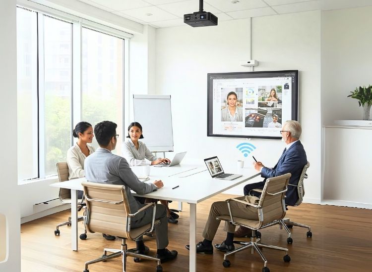 10.6 A Meeting Room With Wireless Presentation