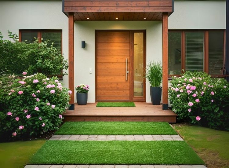101. Eco Friendly Turf Mat House Entrance Idea