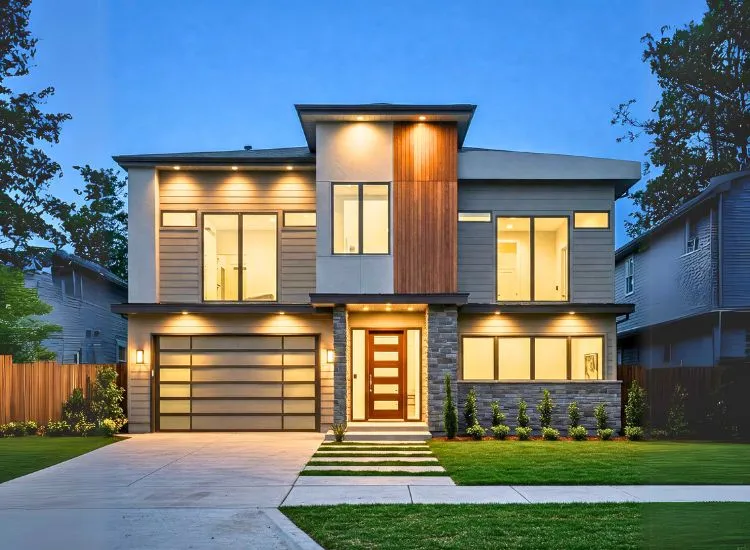 11. Duplex House Modern Front