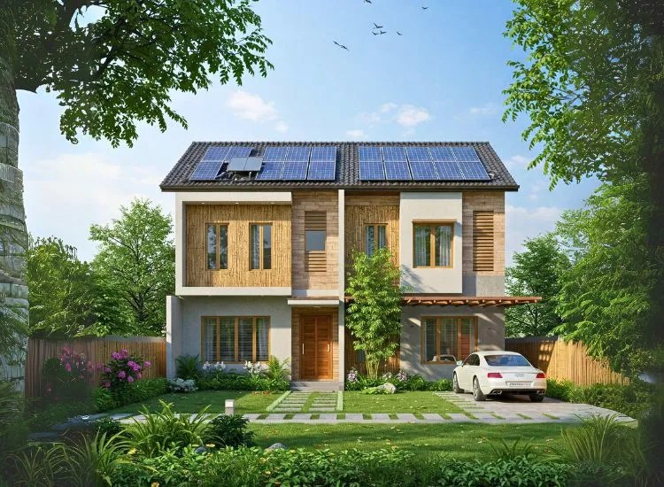 15. Eco Friendly 2BHK House Plan