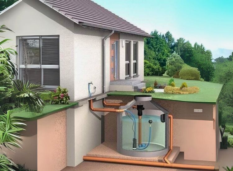 Optimize your 30x50 house plan with a smart underground water tank for efficient storage and space-saving design.