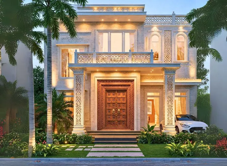 22. Indo Western Fusion House Front