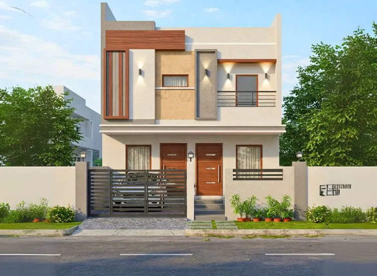 Discover a 2BHK house plan with a private entrance, ideal for renters, ensuring privacy, convenience, and a well-designed living space.
