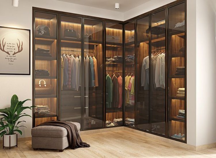 31. Corner Wardrobe Design