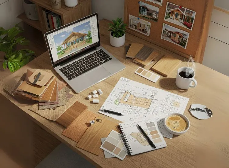 Inviting bungalow interior showcasing expert-recommended elements like open layouts, warm tones, and personalized decor to begin your design journey.