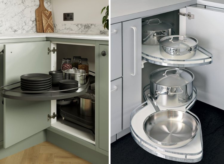 Intelligent kitchen storage solution for trolleys, featuring smart designs that maximize space and accessibility for easy organization.