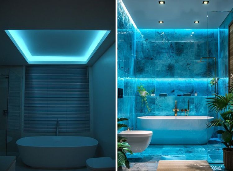 34. Blue And Cold Lighting