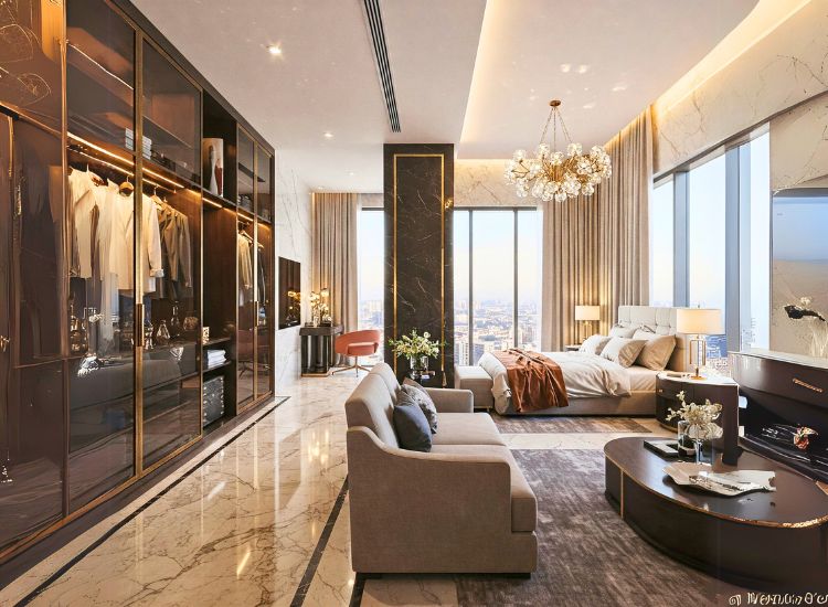 Penthouse design for luxury seekers, featuring high-end finishes, custom furnishings, expansive views, and exclusive amenities that elevate comfort and sophistication.