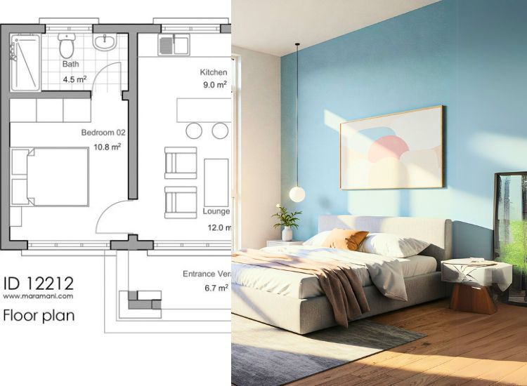 4. Ideal Bedroom Placement