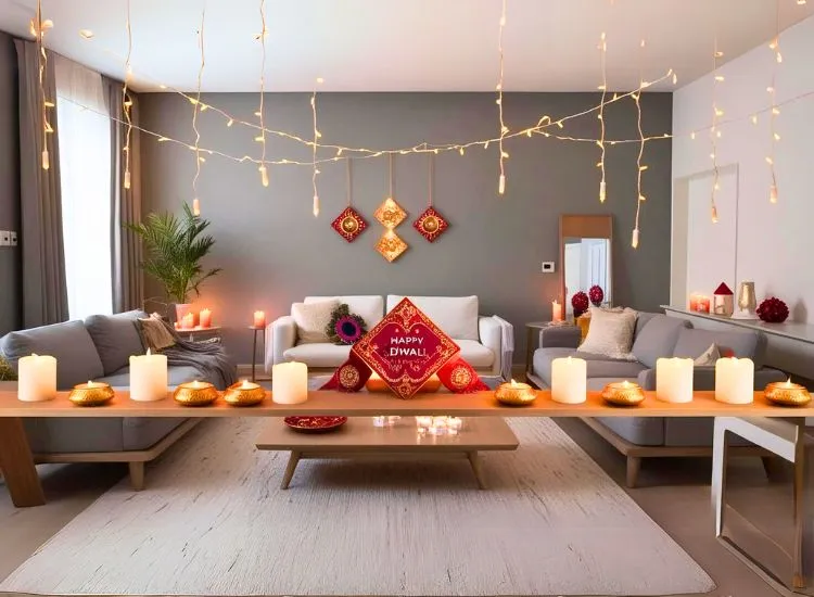 Scandinavian living room design with minimal furniture, peaceful colors, and a plant that definitely listens to indie playlists.