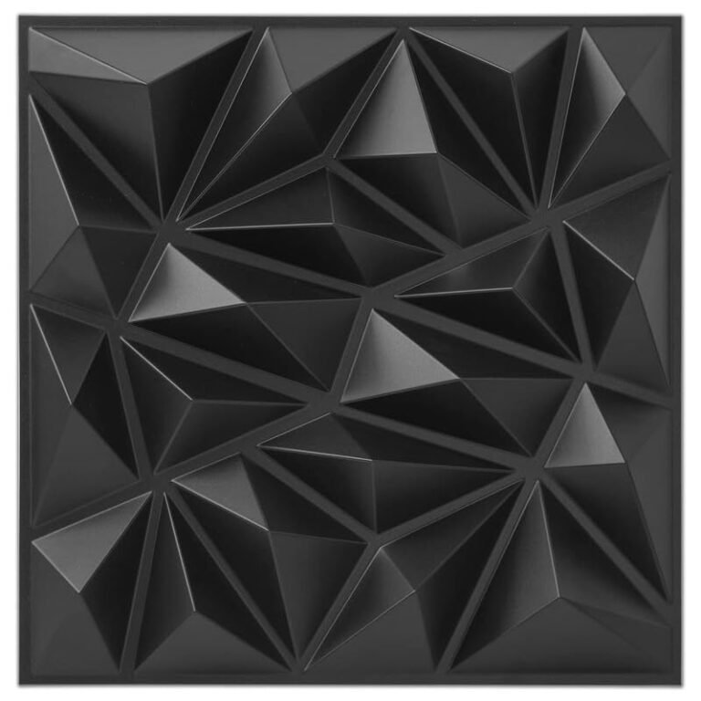Golden Cart 3D Wall Panels Grey Colour I Diamond Stone Design
