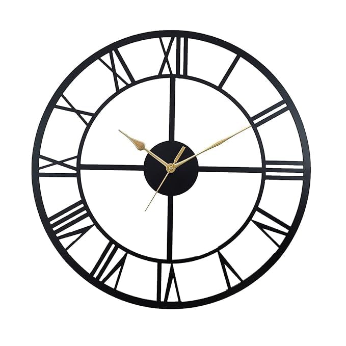 WHITE ANGEL Store Metal Antique Big Size Hanging Roman Number Watch