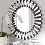 Quality Glass Silver Round Decorative Wall Mirror for | Living Room