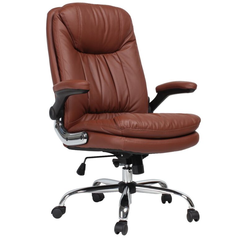 Ergonomic Office Chair - High Back Desk Chair with Flip-Up Arms