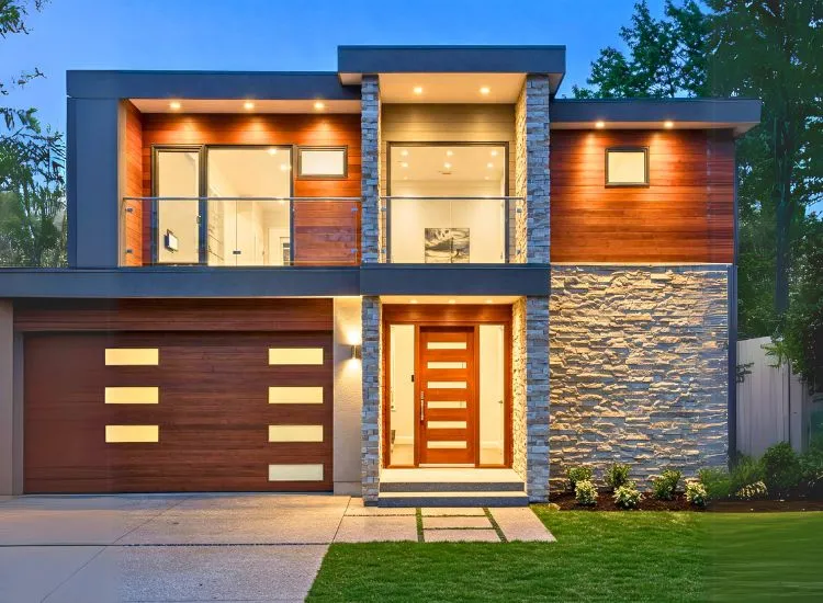 Choose the right materials for your two-floor home's elevation! Enhance durability, style, and aesthetics with the perfect selection.