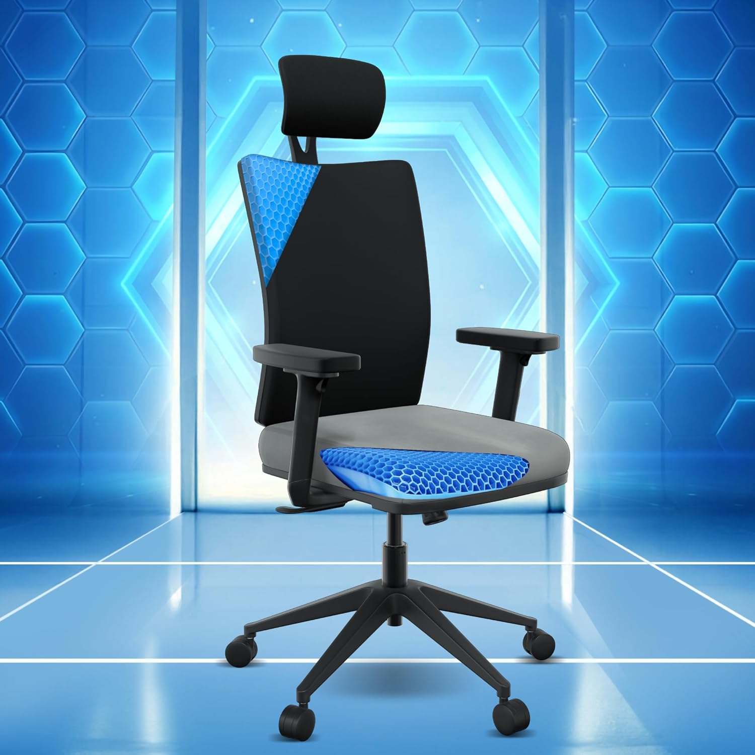 The Sleep Company Onyx Orthopedic Office Chair | Patented SmartGRID Technology