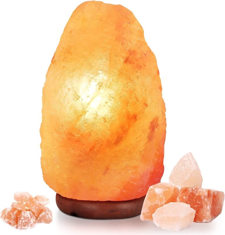 Josan Brothers Himalayan Salt Lamp 8-9” (3-4 kg) Natural Air Purifier Ionizer Pink Rock Salt Table Lamp Electric