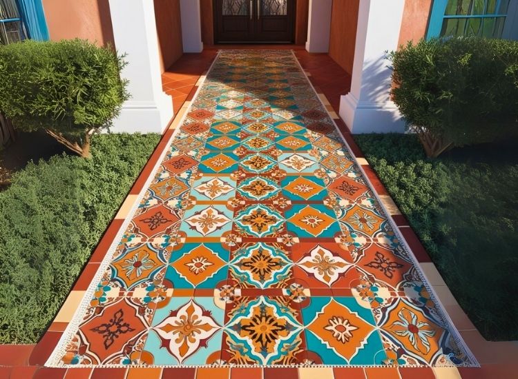 79. Moroccan Tile Path for House Entrance
