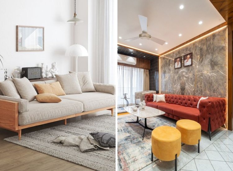 8. Couch With Ottomans And Carpet
