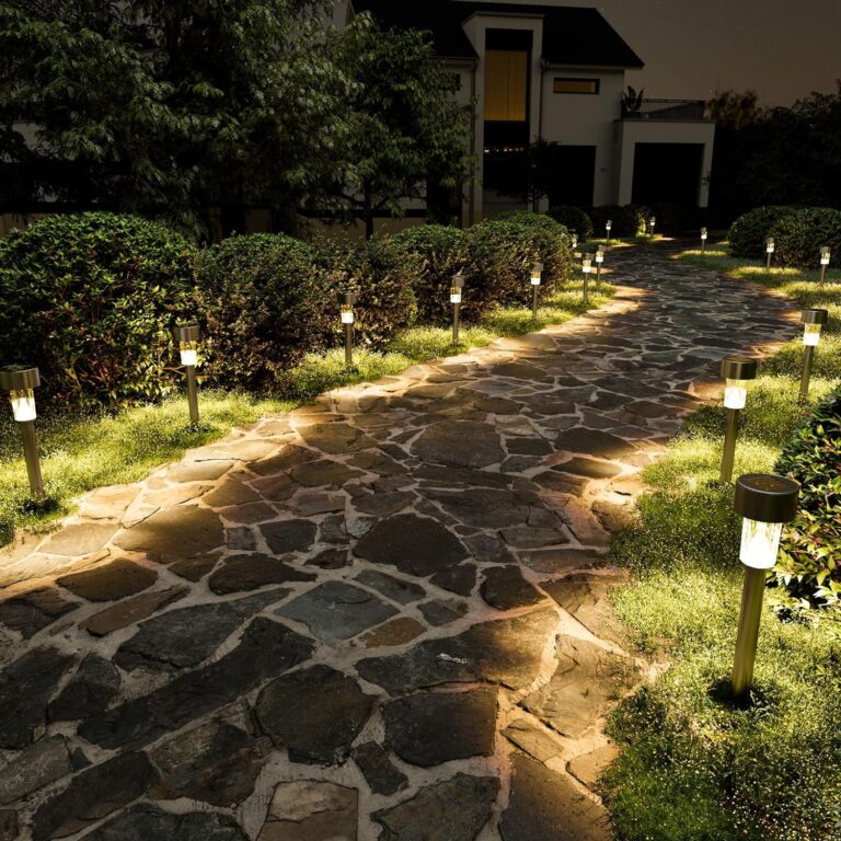 Solpex 16 Pack Solar Lights Outdoor Pathway,Solar Walkway Lights