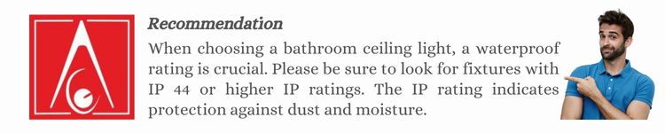 Bathroom Ceiling Light – Waterproof with IP Checking