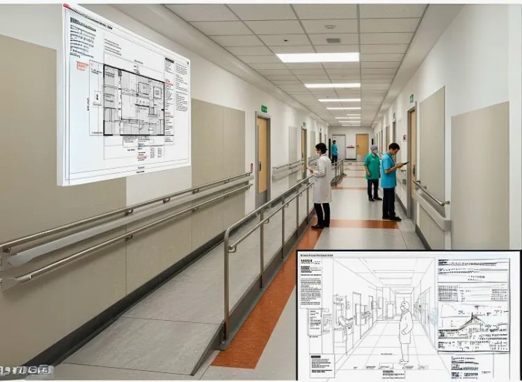 Hospital interior design must follow NABH, JCI, and ADA standards to ensure compliance, safety, accessibility, and quality patient care environments.