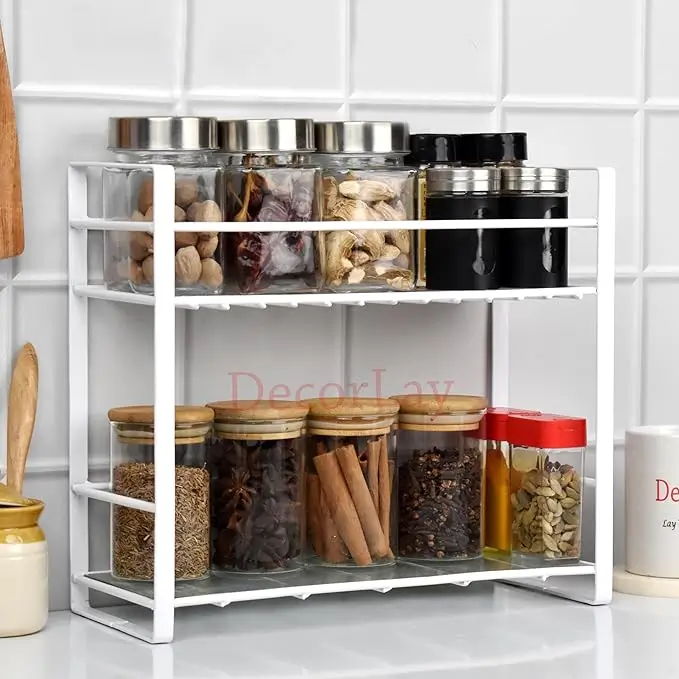 Decorlay Metal 2-Tiered Shelf Kitchen Organizer