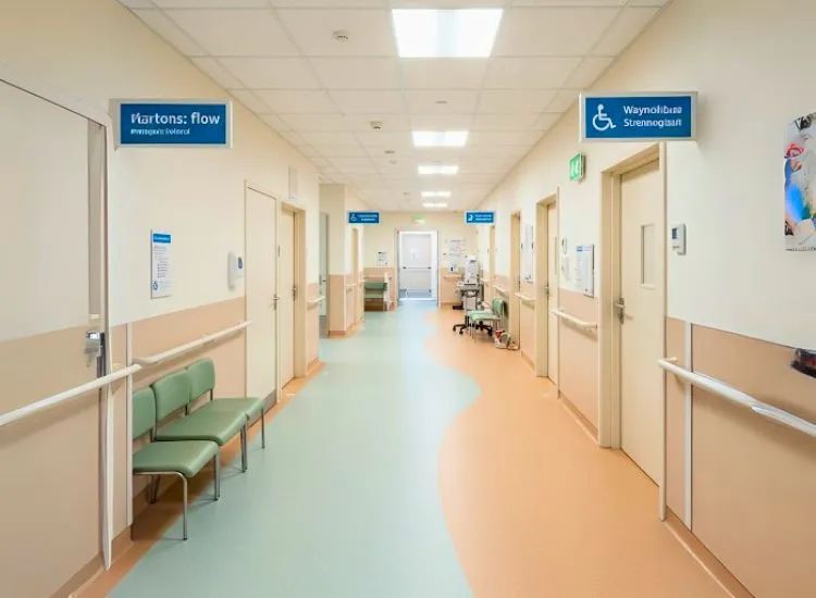 Interior design for hospitals and clinics focuses on hygiene, smooth traffic flow, and accessibility to enhance safety, care delivery, and comfort.