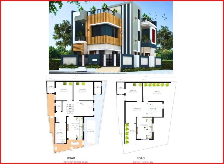 Discover elegant and efficient double-floor and duplex layouts for a 30x50 house plan, designed for style and functionality.